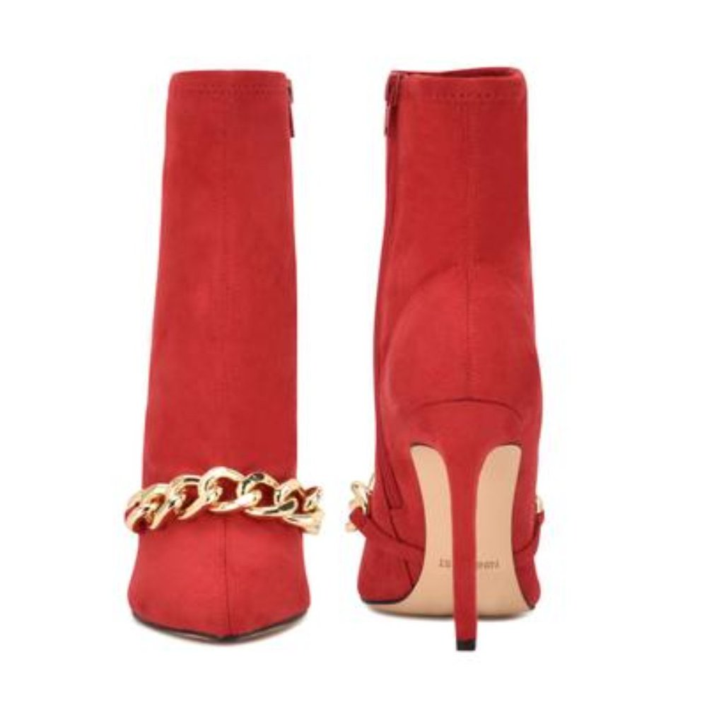 Nine West RED Timbaa Dress Bootie - Picture 4 of 5